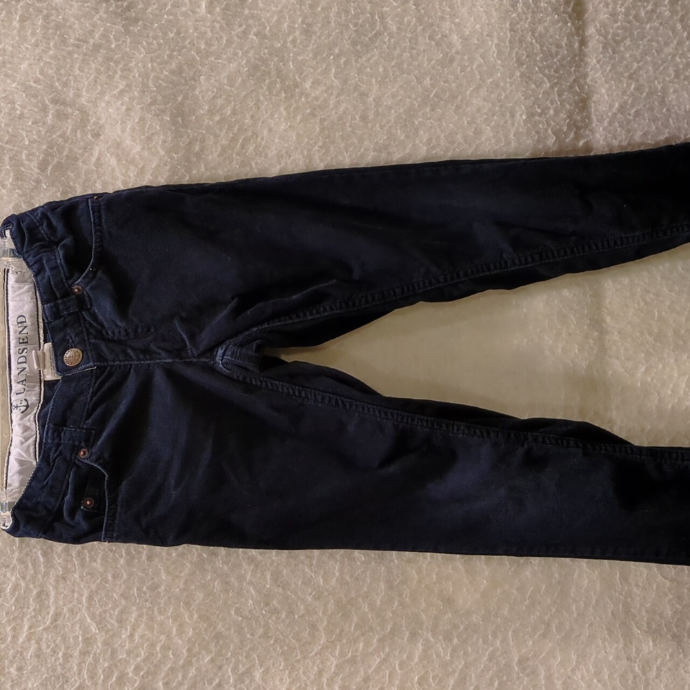 Land's End Navy Corduroy Pants...size 7